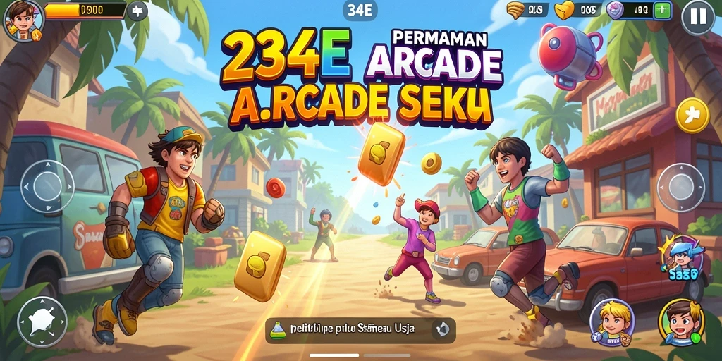 Tampilan gameplay <strong>234E</strong> dengan grafik dan efek suara yang menarik.