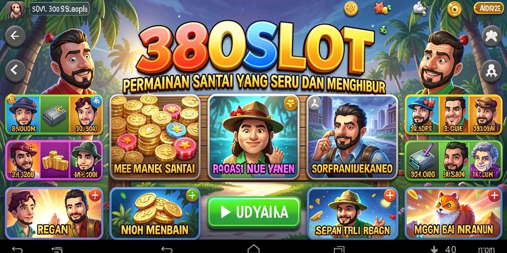 Screenshot gameplay 380SLOT dengan tema yang menarik dan seru.