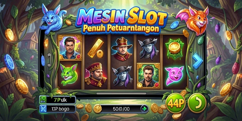 Tampilan menarik dari game Slot 4P4P saat bermain.