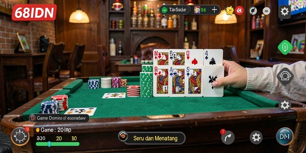 Tampilan gameplay seru dan interaktif di 68IDN.