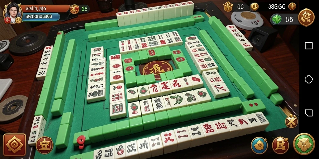 Tampilan gameplay Mahjong yang menarik dan menantang di 8G8G.