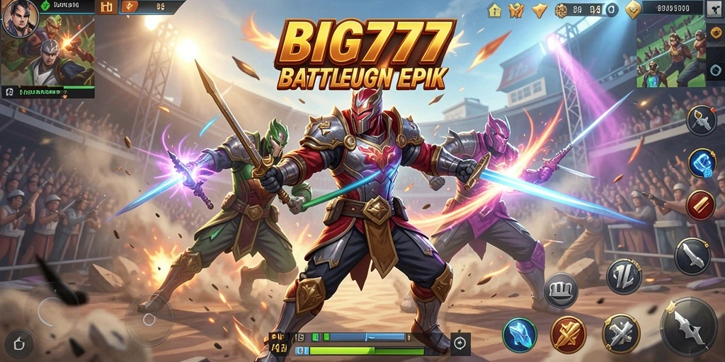 Gameplay <strong>BIG777</strong> yang seru dan intens saat pertempuran berlangsung.