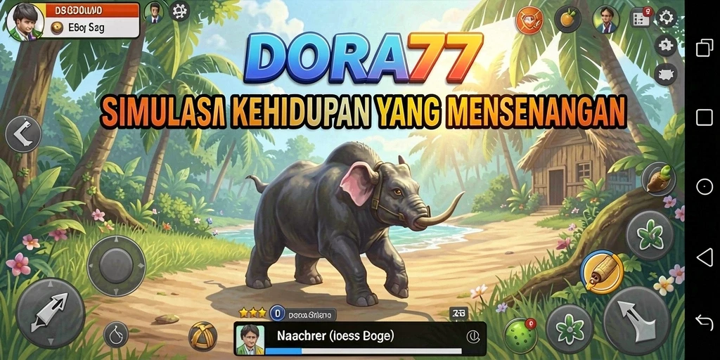 Tampilan gameplay DORA77 yang menarik dan interaktif.