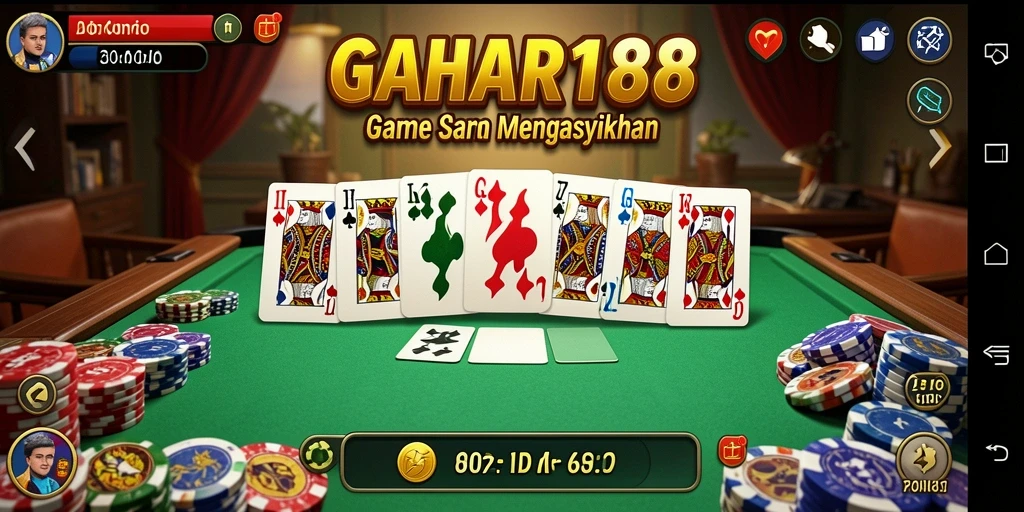 Screenshot gameplay seru dari GAHAR188 menunjukkan momen permainan Domino.