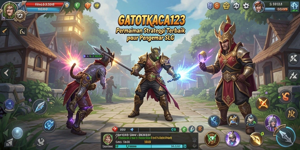 Tampilan gameplay GATOTKACA123 yang menakjubkan dan mendebarkan.