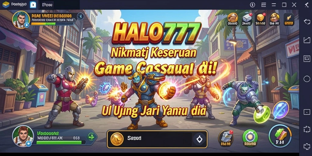 Tampilkan gameplay menarik dari HALO777 dengan tantangan seru.
