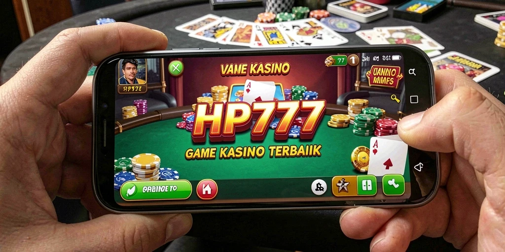 Screenshot HP777 menampilkan pemain sedang menikmati permainan Kasino yang seru.