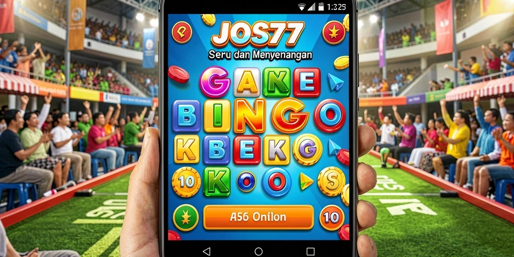 Tampilan gameplay seru dari JOS77 yang menggambarkan permainan Bingo.