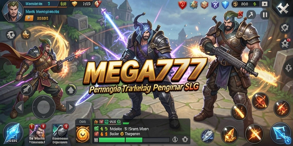 Tampilan gameplay MEGA777 yang seru dan menantang.