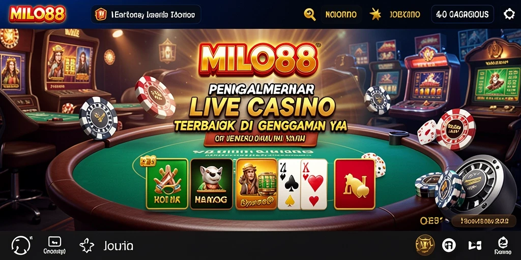 Tampilan gameplay Live Casino yang mendebarkan di <strong>MILO88</strong>.