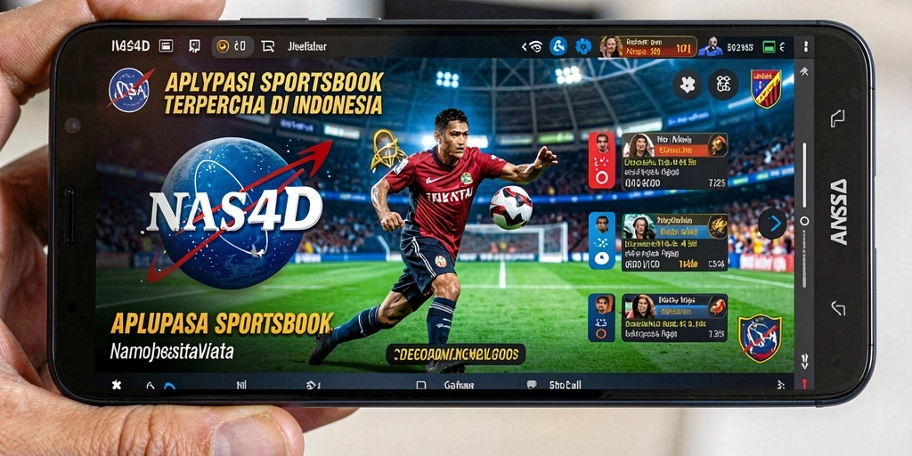 Tampilan gameplay utama NASA4D untuk taruhan olahraga.