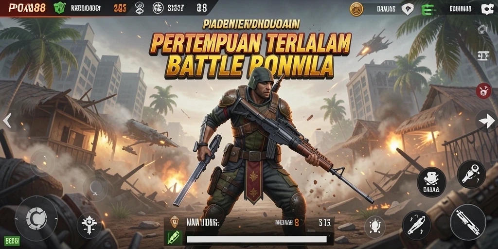 Screenshot gameplay POA88 menampilkan aksi pertempuran mendebarkan.