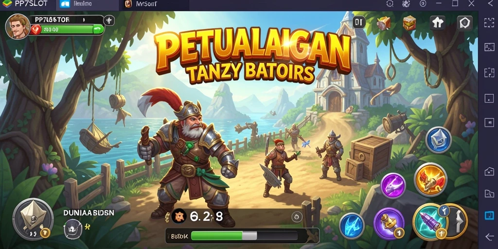 Gameplay PP7SLOT yang menampilkan eksplorasi dunia terbuka yang luas.