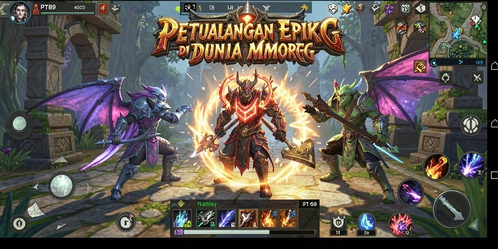 Tampilan gameplay menakjubkan dalam PT89 yang penuh aksi.