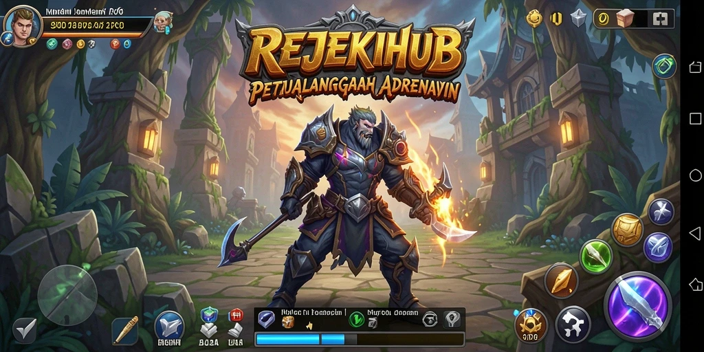 Tangkapan layar gameplay yang menampilkan aksi seru dalam REJEKIHUB.