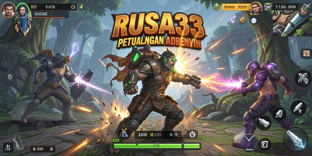 Screenshot gameplay RUSA33 menampilkan aksi mendebarkan dan grafis yang menawan.