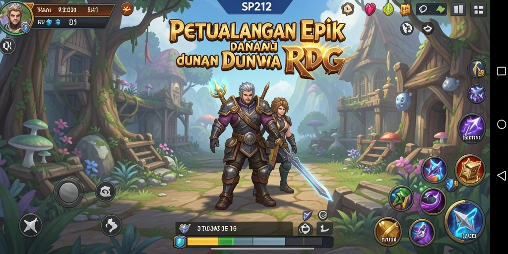 Gameplay SP212 yang menarik dan menantang dalam dunia RPG.